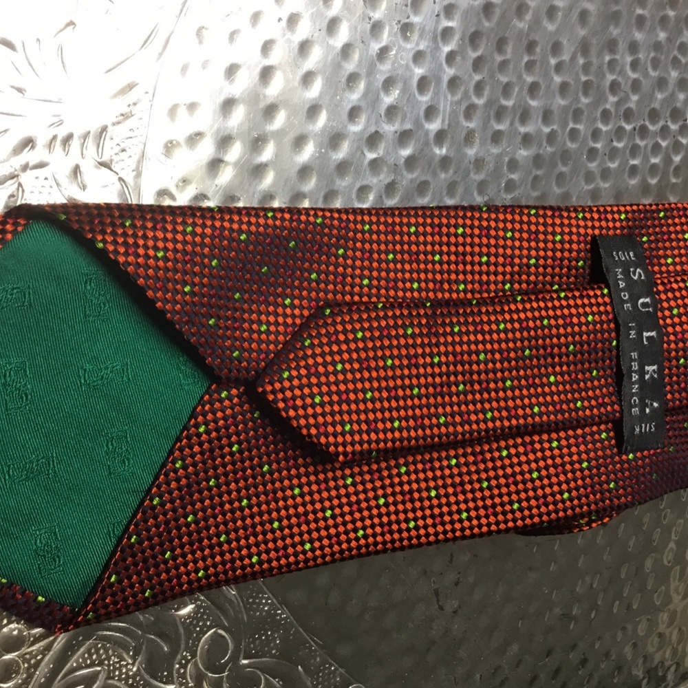 Vintage Sulka Silk Tie - Picture 4 of 13